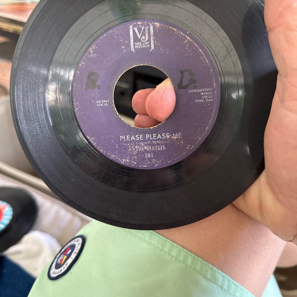 The Beatles Vinyl Record - Black and Purple VJ label original copy very rare!